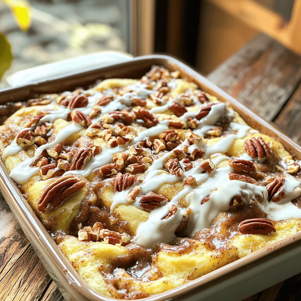 Cinnamon Roll Dump Cake Easy and Delicious Dessert