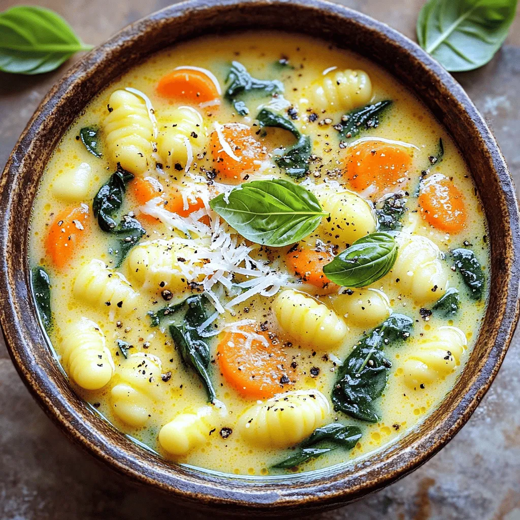 Creamy Tuscan Gnocchi Soup Warm and Hearty Delight