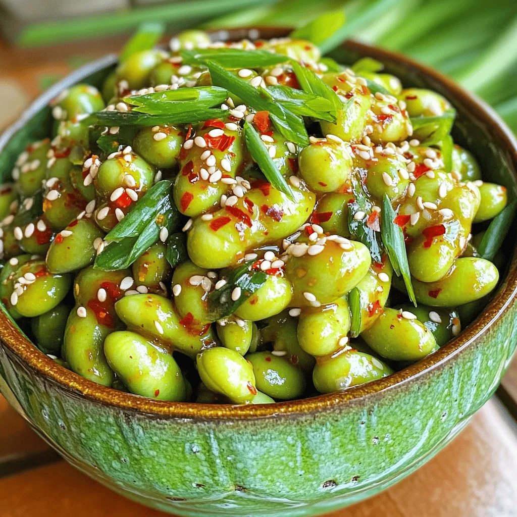 Spicy Garlic Edamame Irresistible Flavor Boost