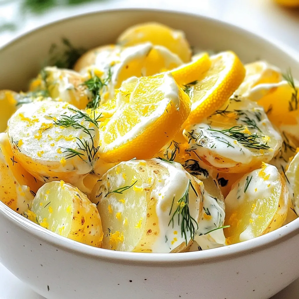 Creamy Lemon Dill Potato Salad Fresh and Tangy Delight