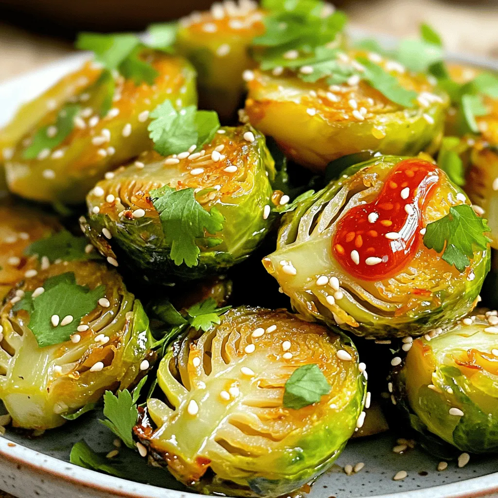 Sriracha Honey Brussels Sprouts Savory and Flavorful Dish