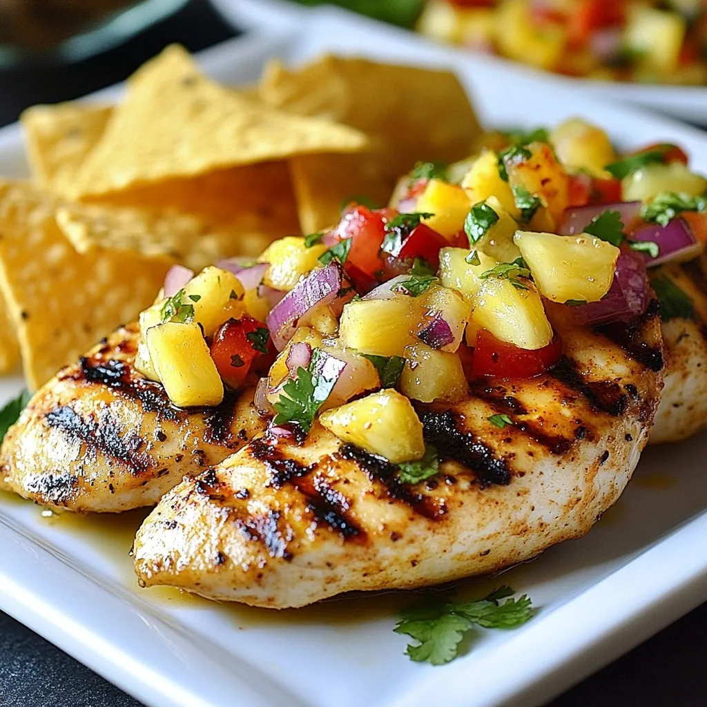 Pineapple Salsa Chicken Savory and Flavorful Delight