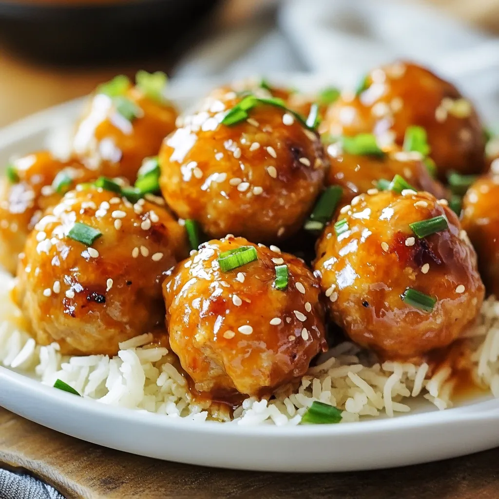 Orange Teriyaki Meatballs Flavorful and Simple Recipe