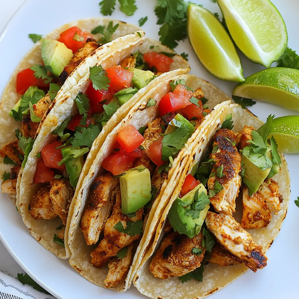 Chipotle Lime Chicken Tacos Savory and Simple Recipe