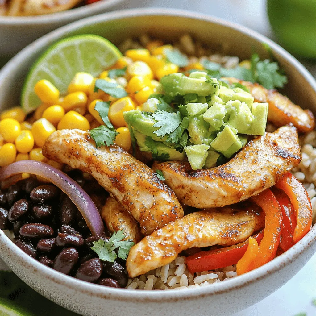 Easy Chicken Fajita Bowls Flavorful and Simple Meal