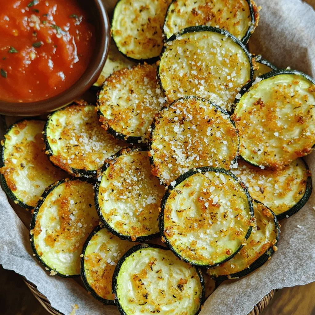 Garlic Parmesan Zucchini Chips Crispy and Flavorful Snack