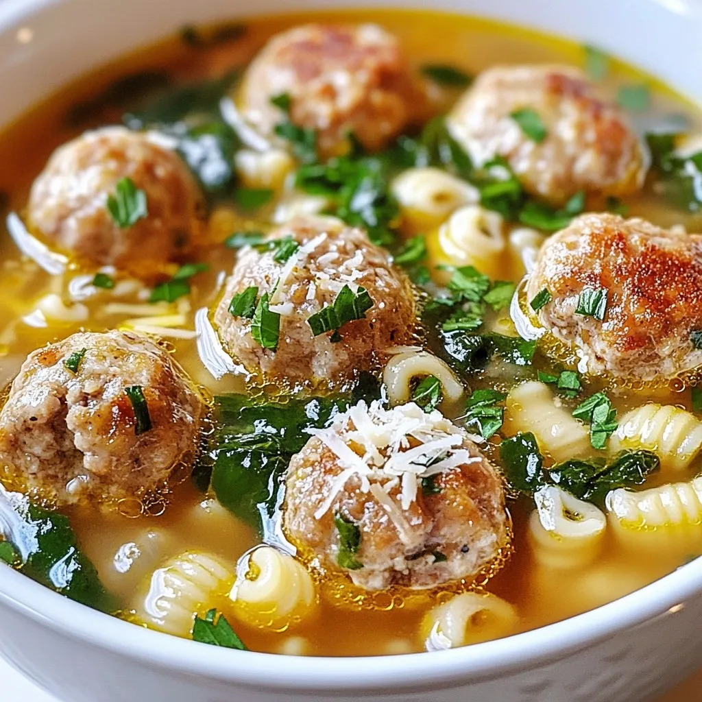 Italian Wedding Soup Hearty Comfort in a Bowl
