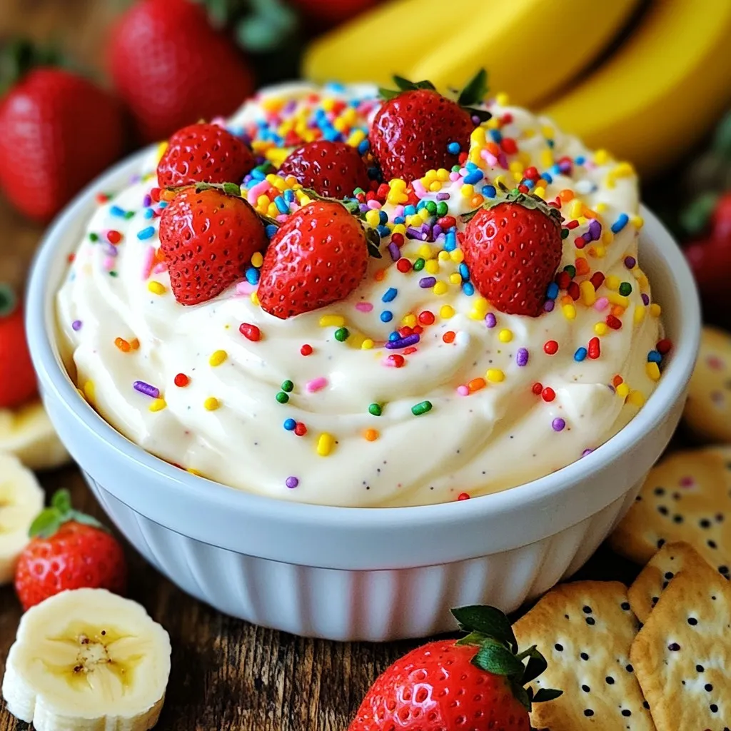 Funfetti Cake Batter Dip Easy and Tasty Treat