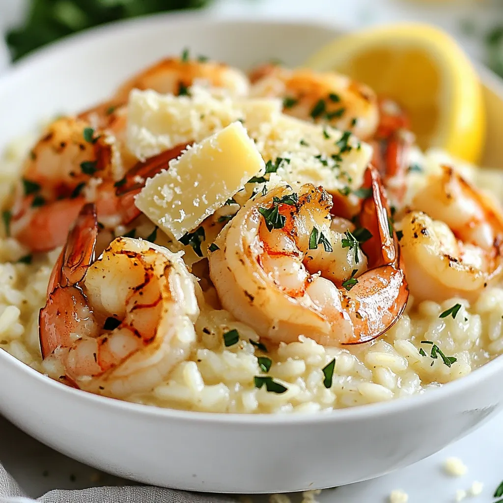 Garlic Butter Shrimp Risotto Flavorful and Simple Dish