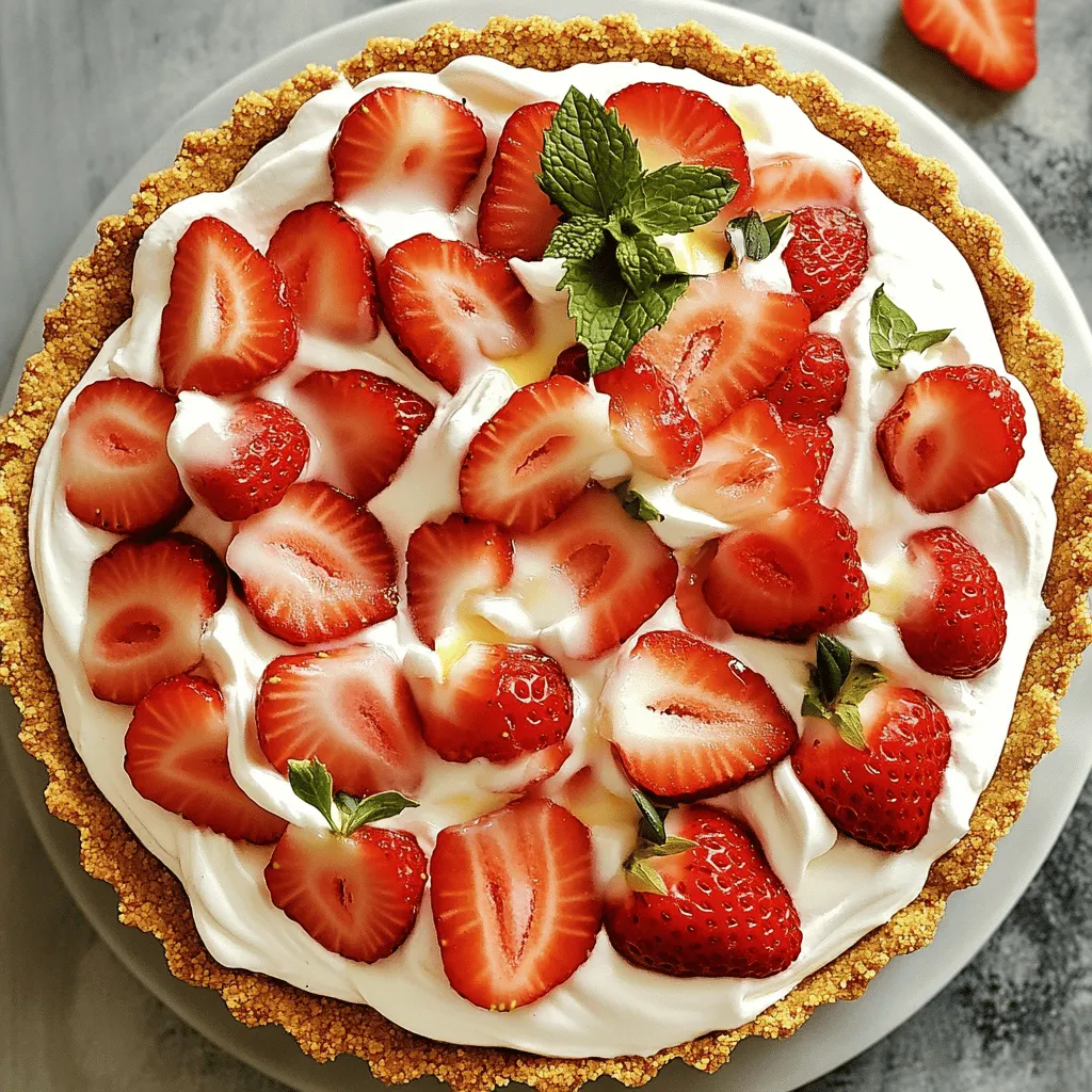 No-Bake Strawberry Icebox Pie Refreshing Dessert Treat