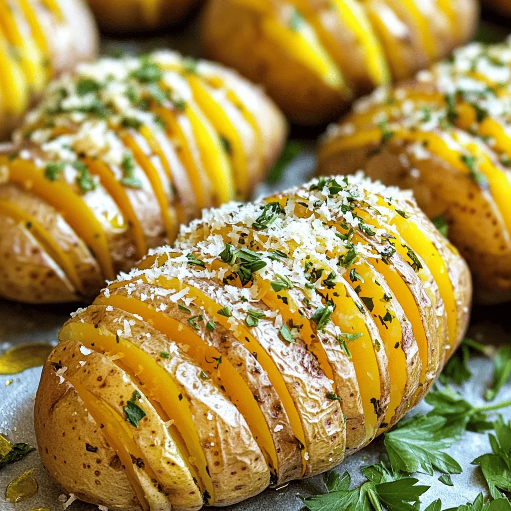 Parmesan Herb Hasselback Potatoes Flavorful Delight
