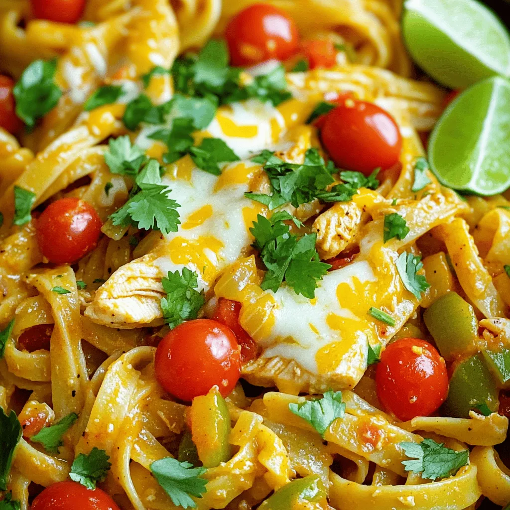 Chicken Fajita Pasta Flavorful Family Dinner Idea