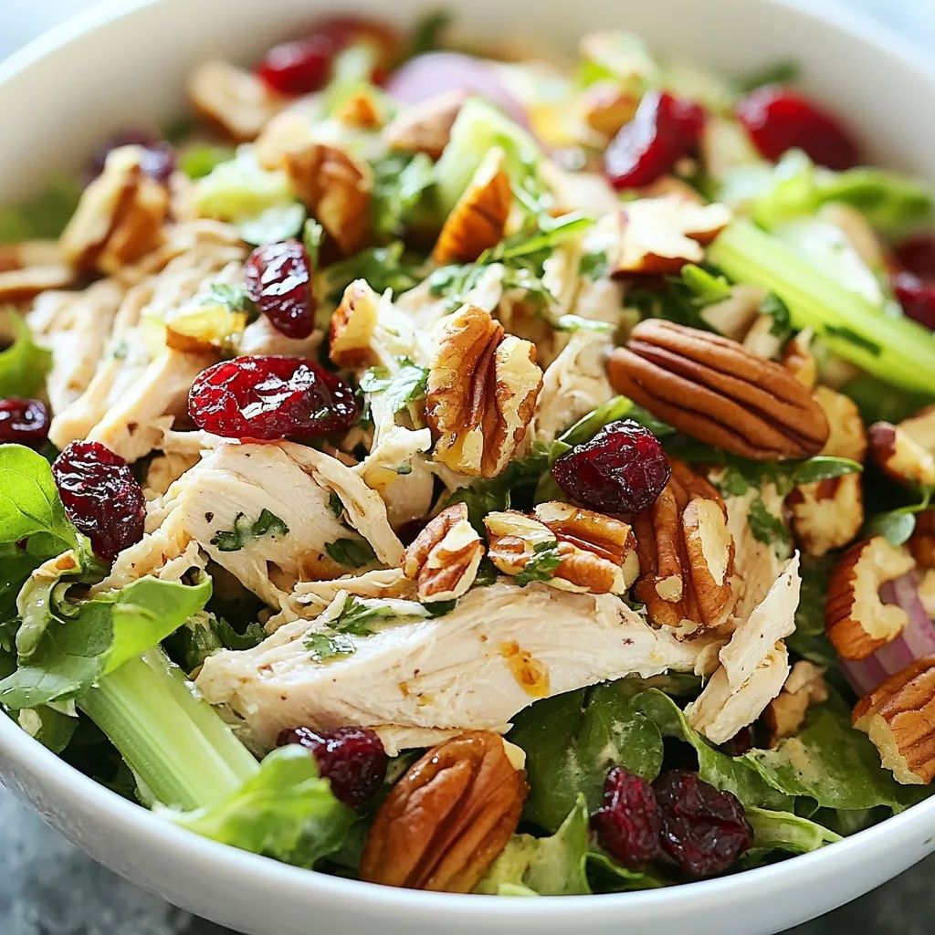 Cranberry Pecan Chicken Salad Fresh and Flavorful Dish