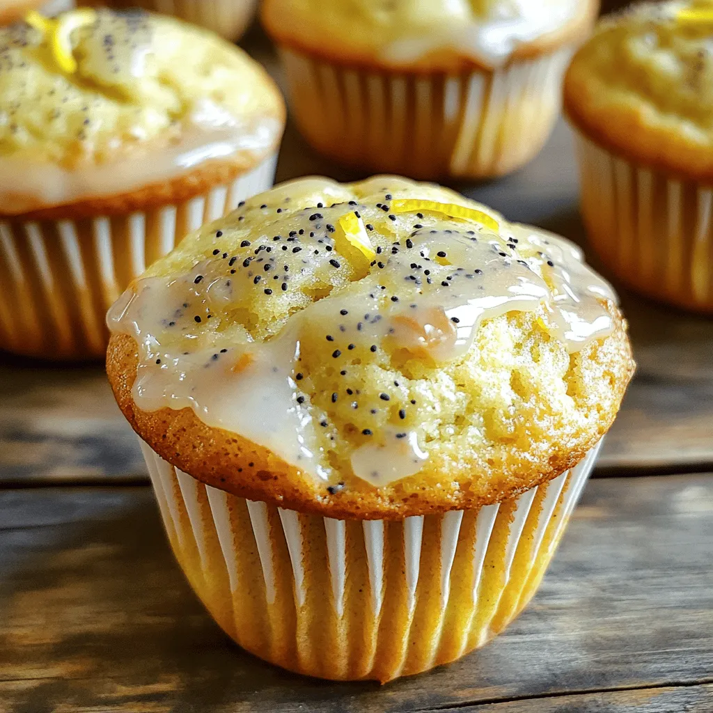 Lemon Poppyseed Muffins Tasty and Easy Recipe