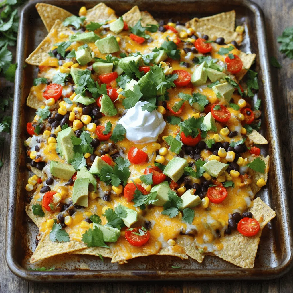 Loaded Veggie Nachos Flavorful and Fun Snack Idea