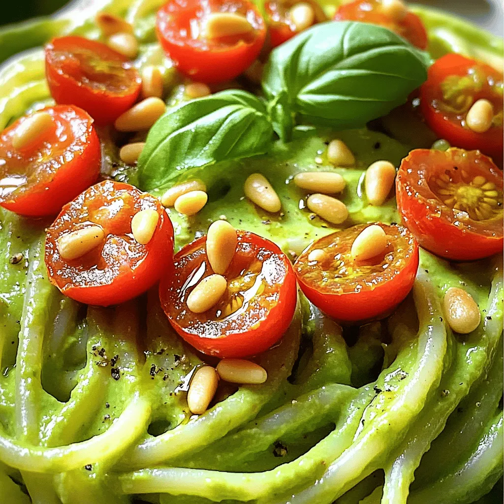 Creamy Avocado Pasta Delightful and Easy Recipe