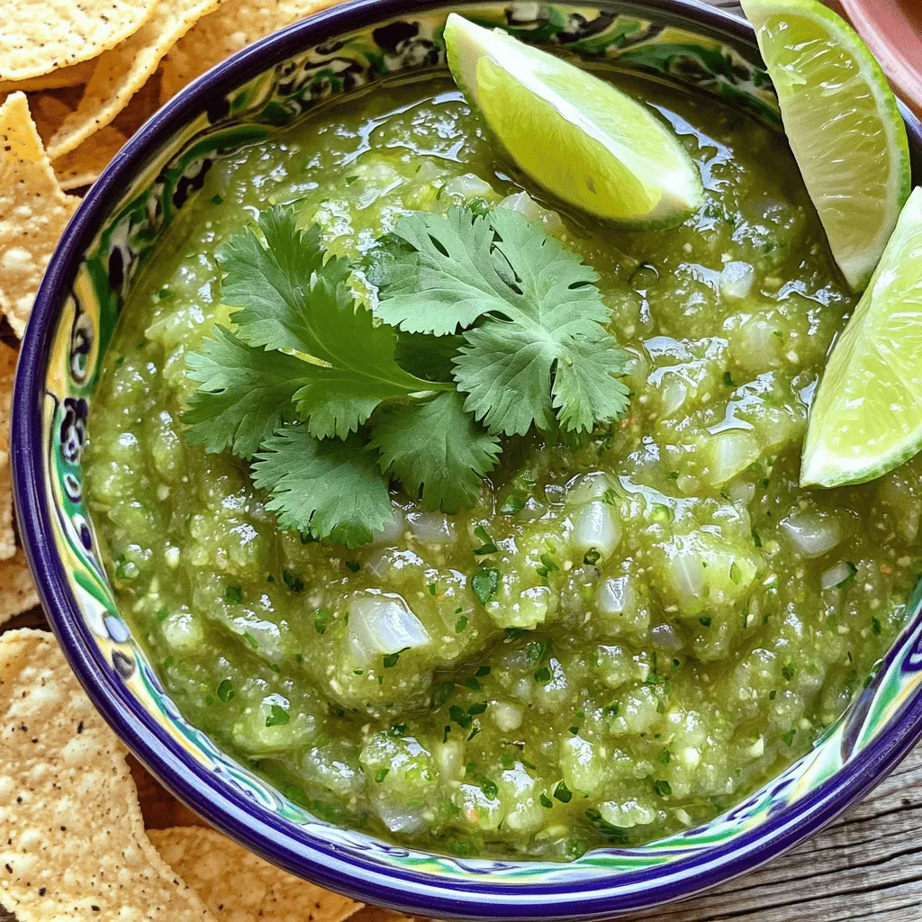 Quick and Easy Salsa Verde Tasty and Simple Recipe