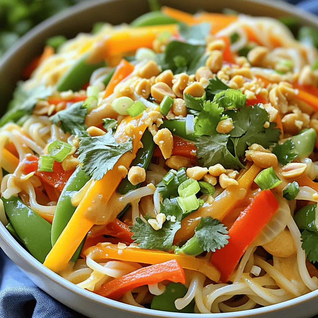 Vegan Thai Peanut Noodles Flavorful and Easy Recipe