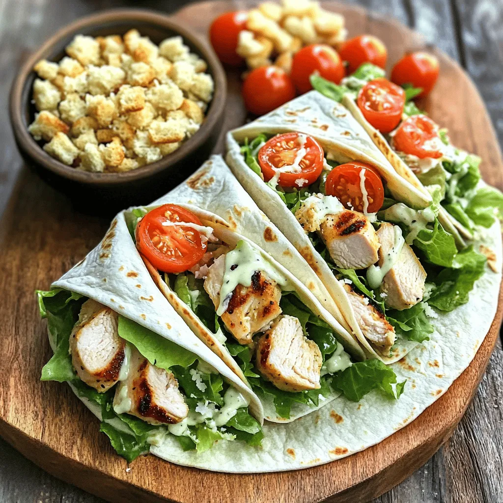 Grilled Chicken Caesar Wrap Flavorful and Easy Meal