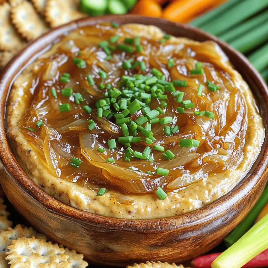 Caramelized Onion Dip Flavorful and Easy Recipe