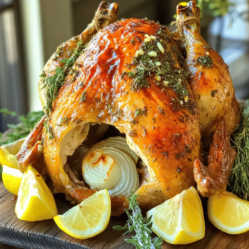Garlic Herb Roasted Chicken Juicy and Flavorful Dish