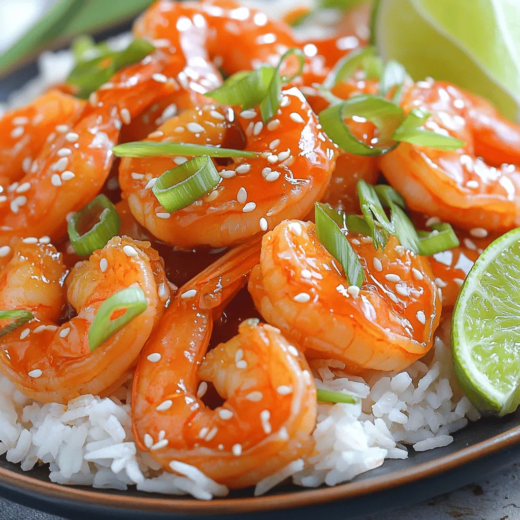 Spicy Sriracha Honey Shrimp Quick and Tasty Recipe
