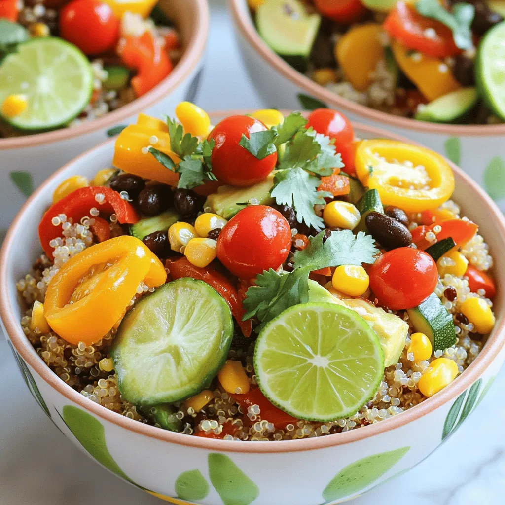 Veggie Burrito Bowls Fresh and Flavorful Delight