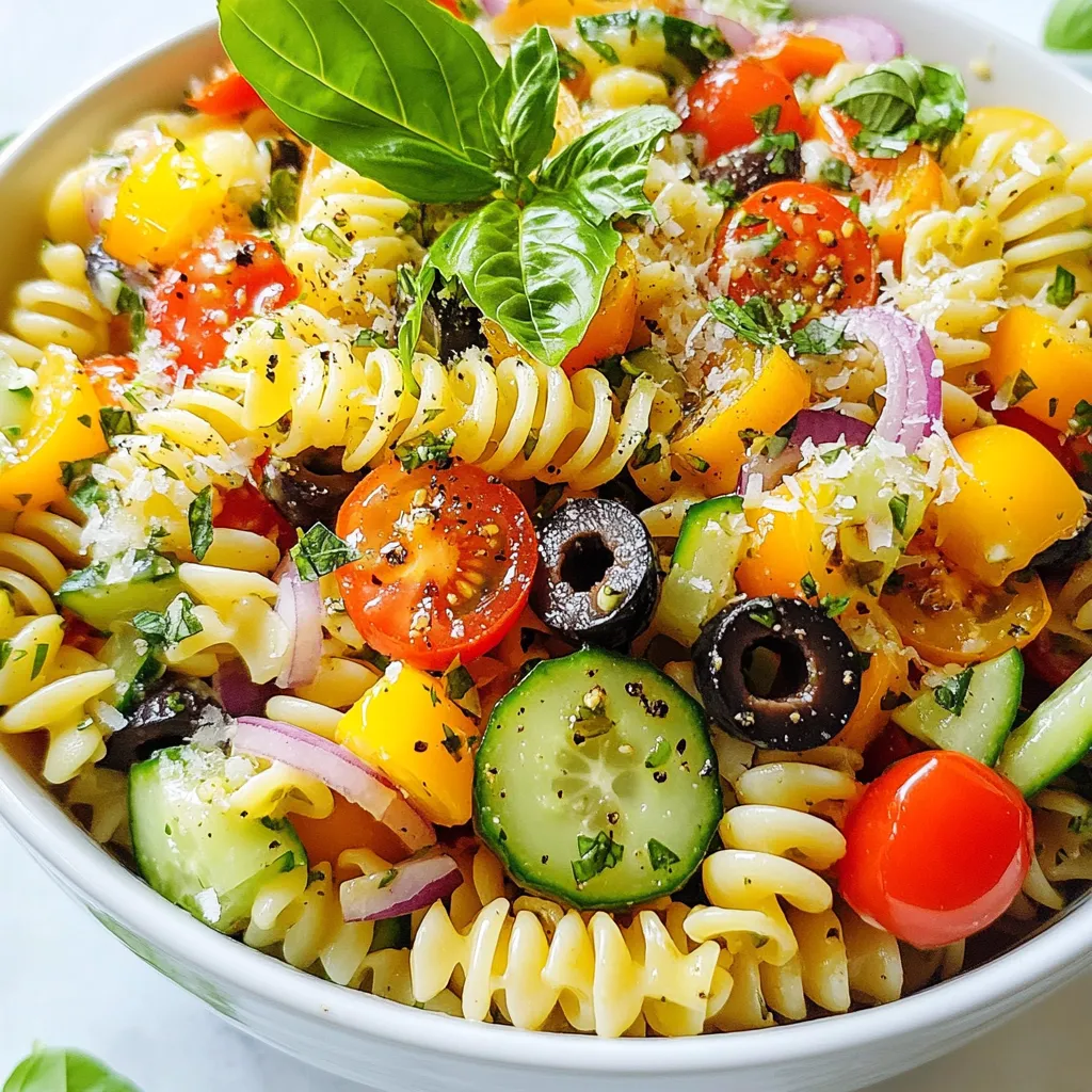 Grinder Pasta Salad Easy and Flavorful Dish