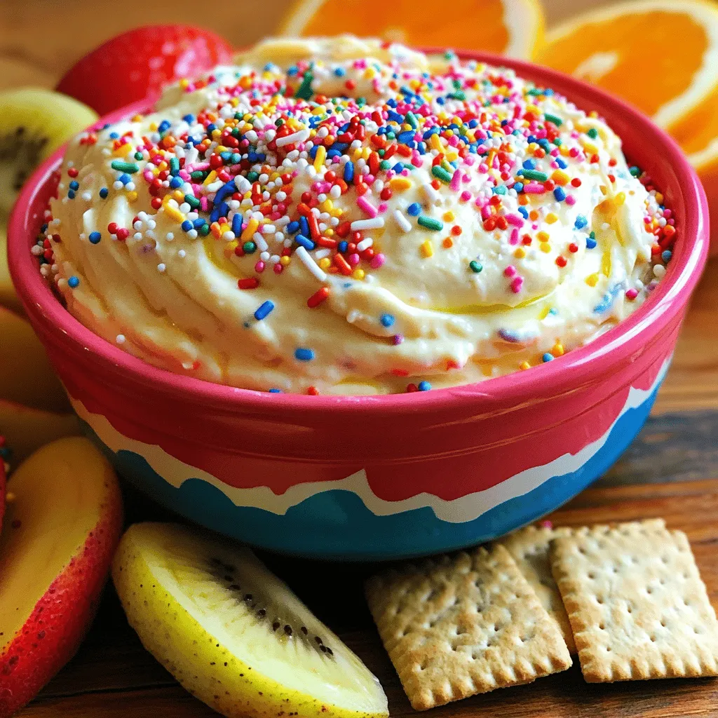 Funfetti Cake Batter Dip Tasty and Simple Recipe
