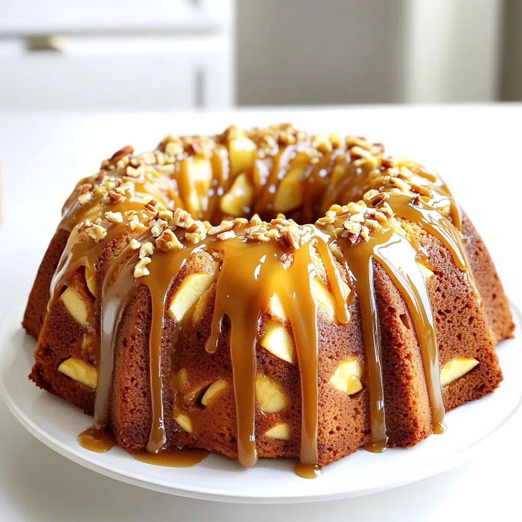 Caramel Apple Pound Cake Rich and Flavorful Delight
