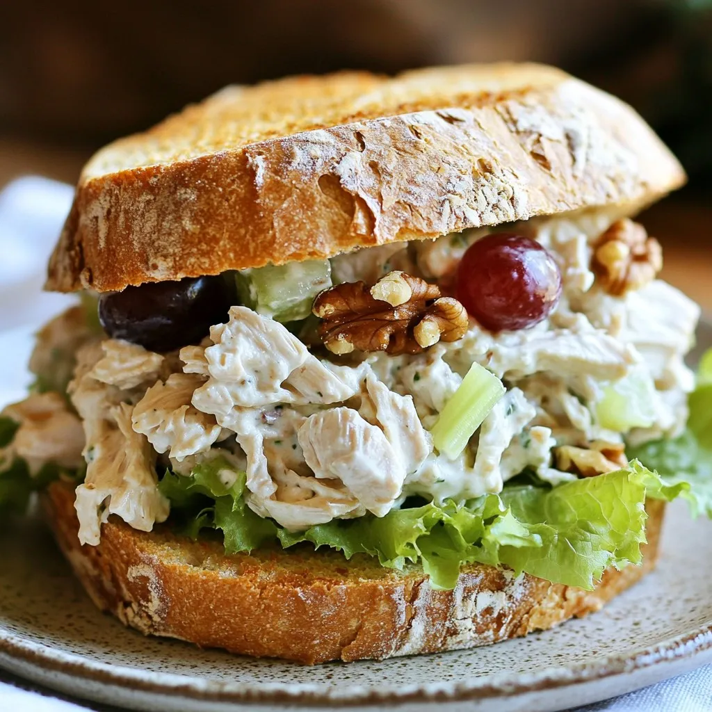 Greek Yogurt Chicken Salad Sandwiches Flavorful Delight