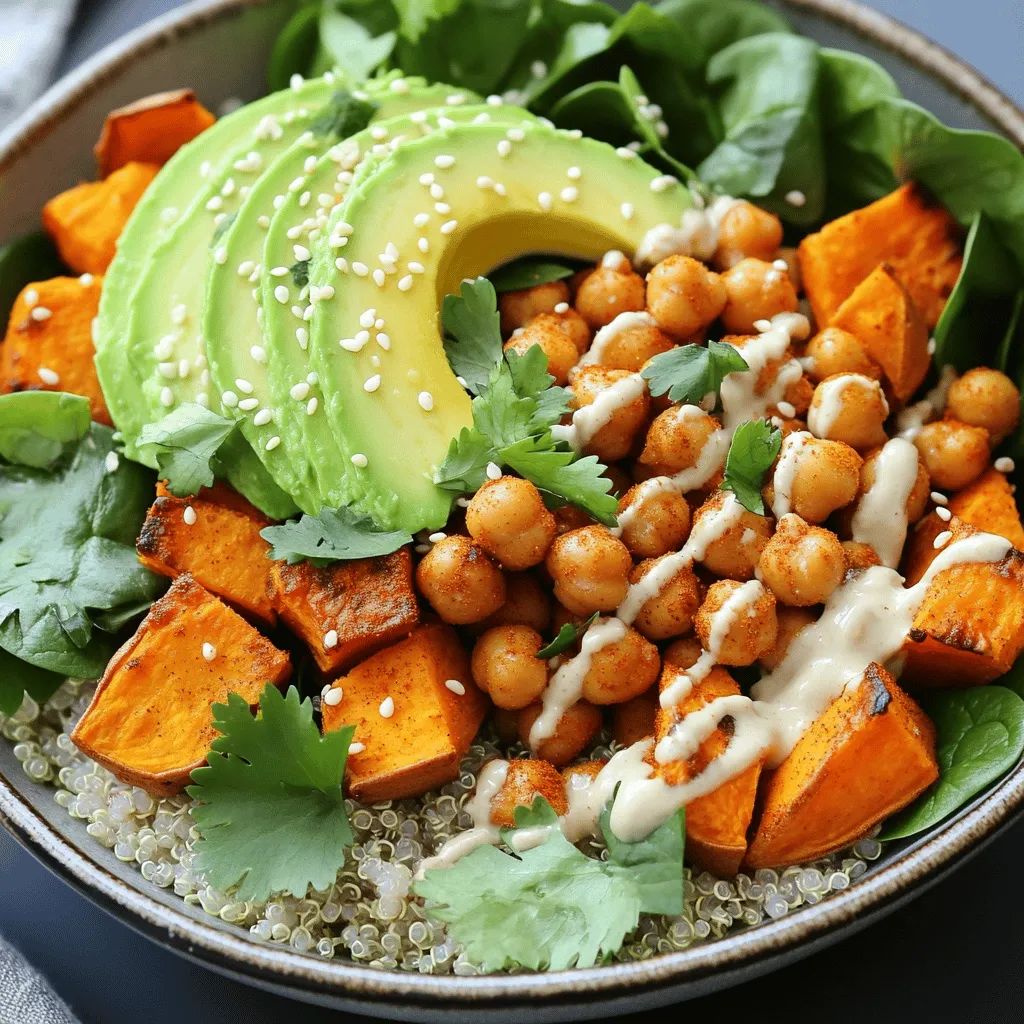 Sweet Potato and Chickpea Buddha Bowl Energizing Meal