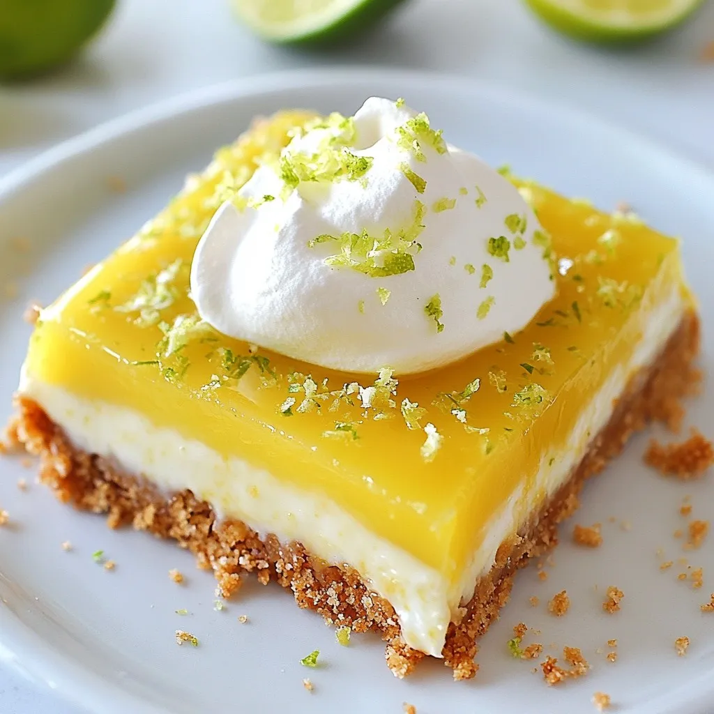 Key Lime Pie Bars Tangy and Delicious Dessert Delight