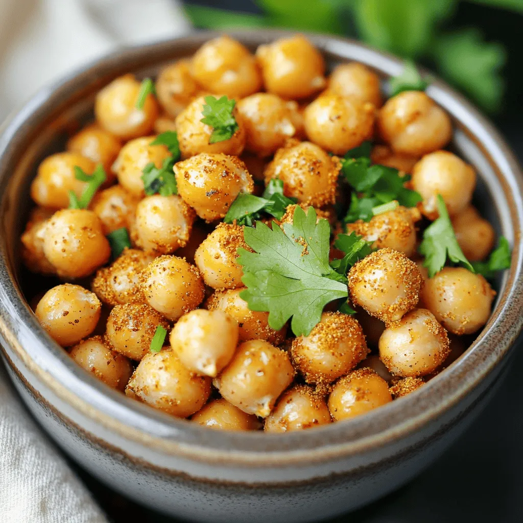 Crispy Air Fryer Chickpeas Tasty and Easy Snack Recipe
