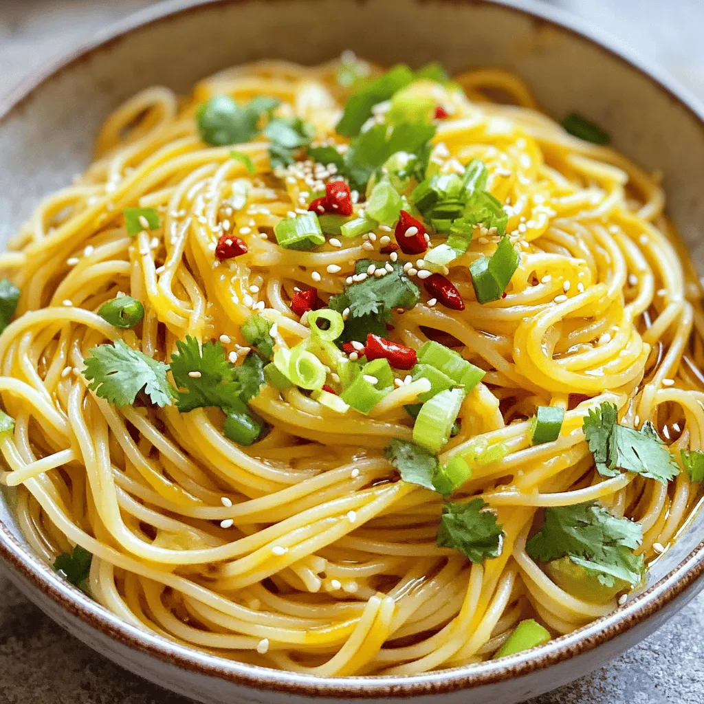 Spicy Garlic Butter Noodles Bold and Flavorful Delight