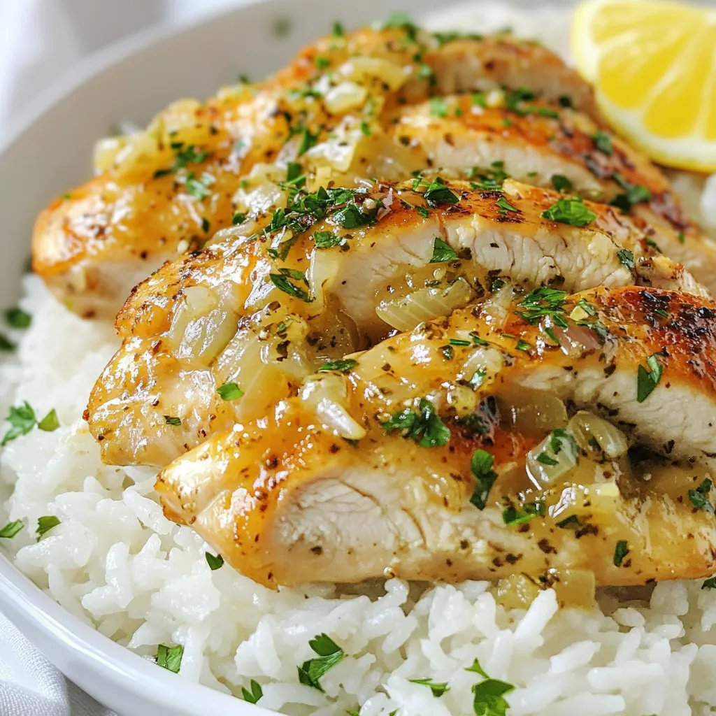 Creamy Herb Chicken Basmati Rice Delightful Dish