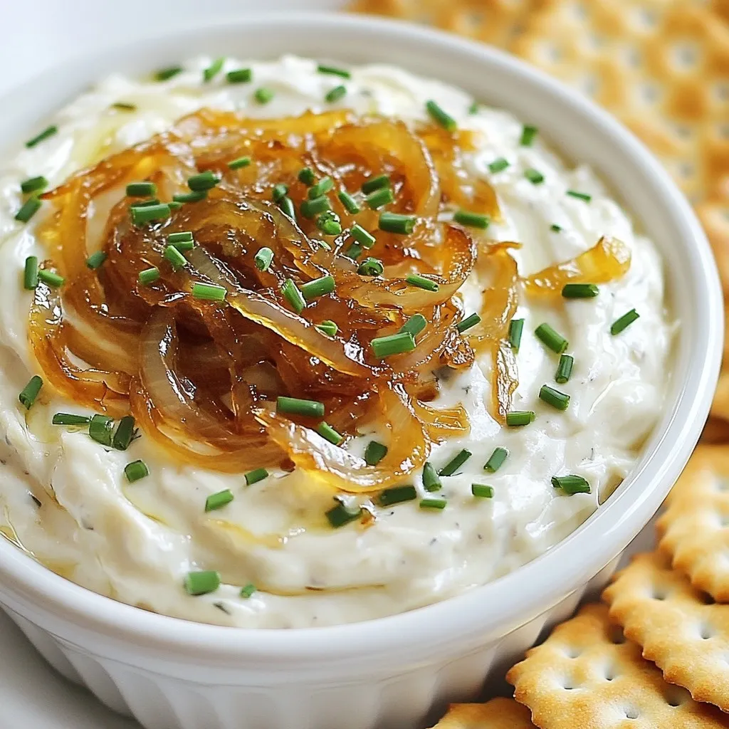 Caramelized Onion Dip Flavorful and Simple Appetizer