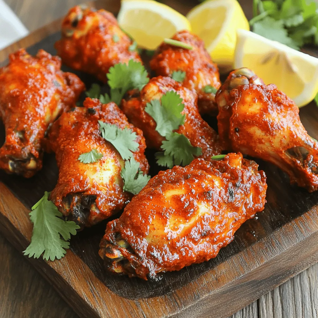 Crispy Tandoori Chicken Wings Delightful and Flavorful