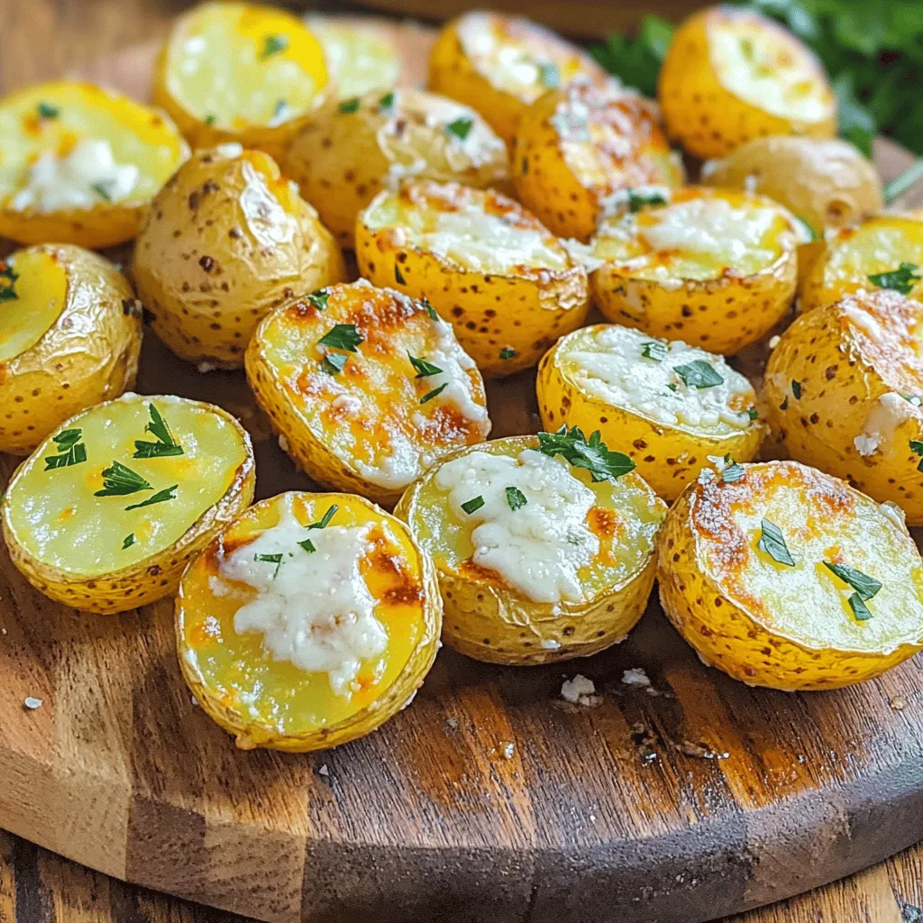 Garlic Parmesan Roasted Potatoes Quick and Easy Recipe