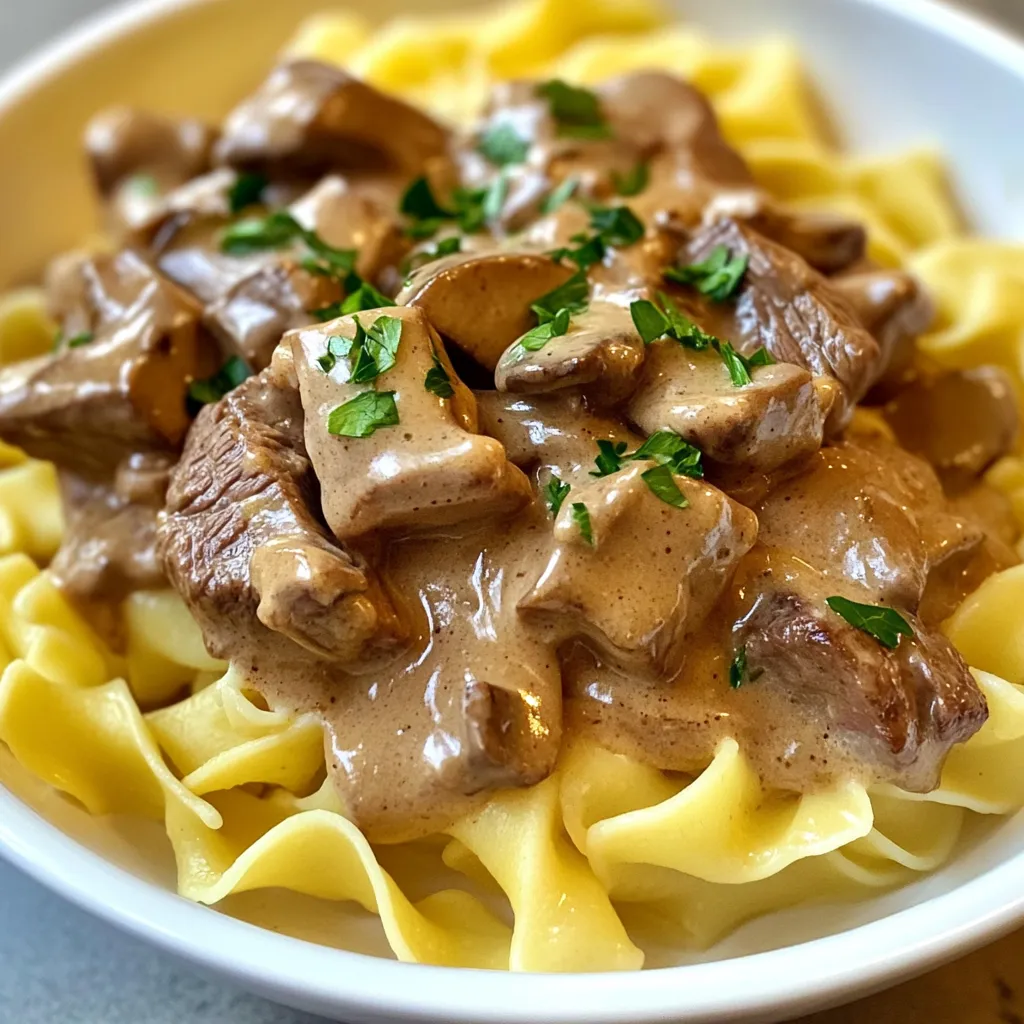 Instant Pot Beef Stroganoff Flavorful Homemade Dish