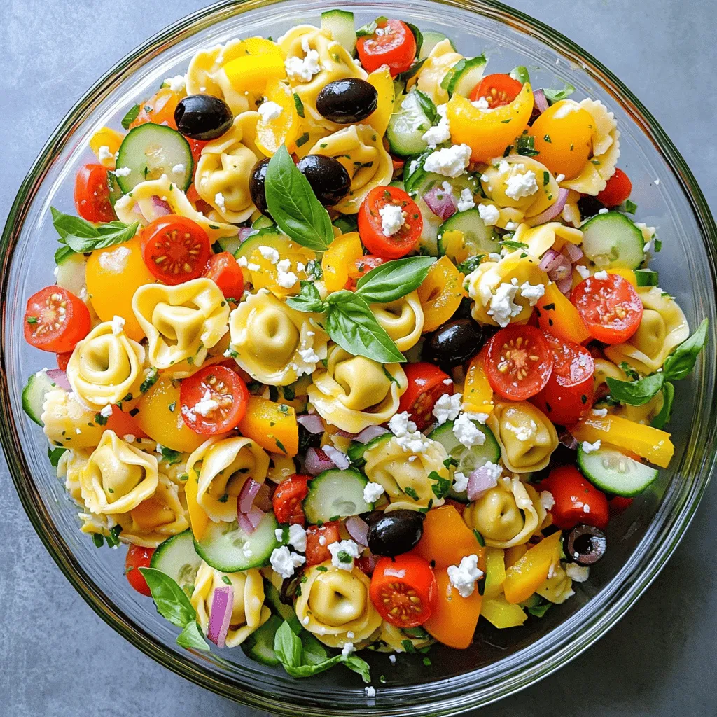 Tortellini Pasta Salad Fresh and Flavorful Dish