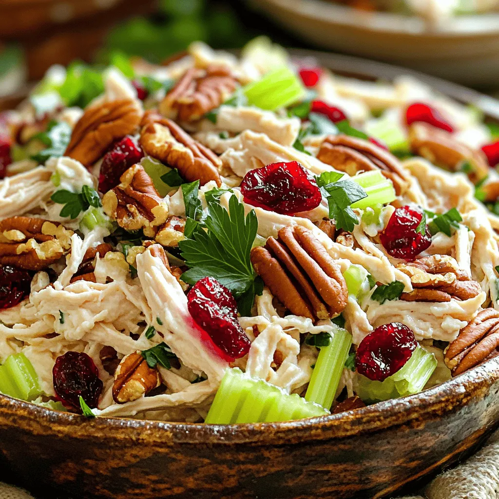 Cranberry Pecan Chicken Salad Simple and Tasty Recipe