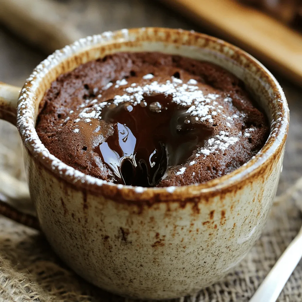 Chocolate Lava Mug Cake Quick and Tasty Recipe