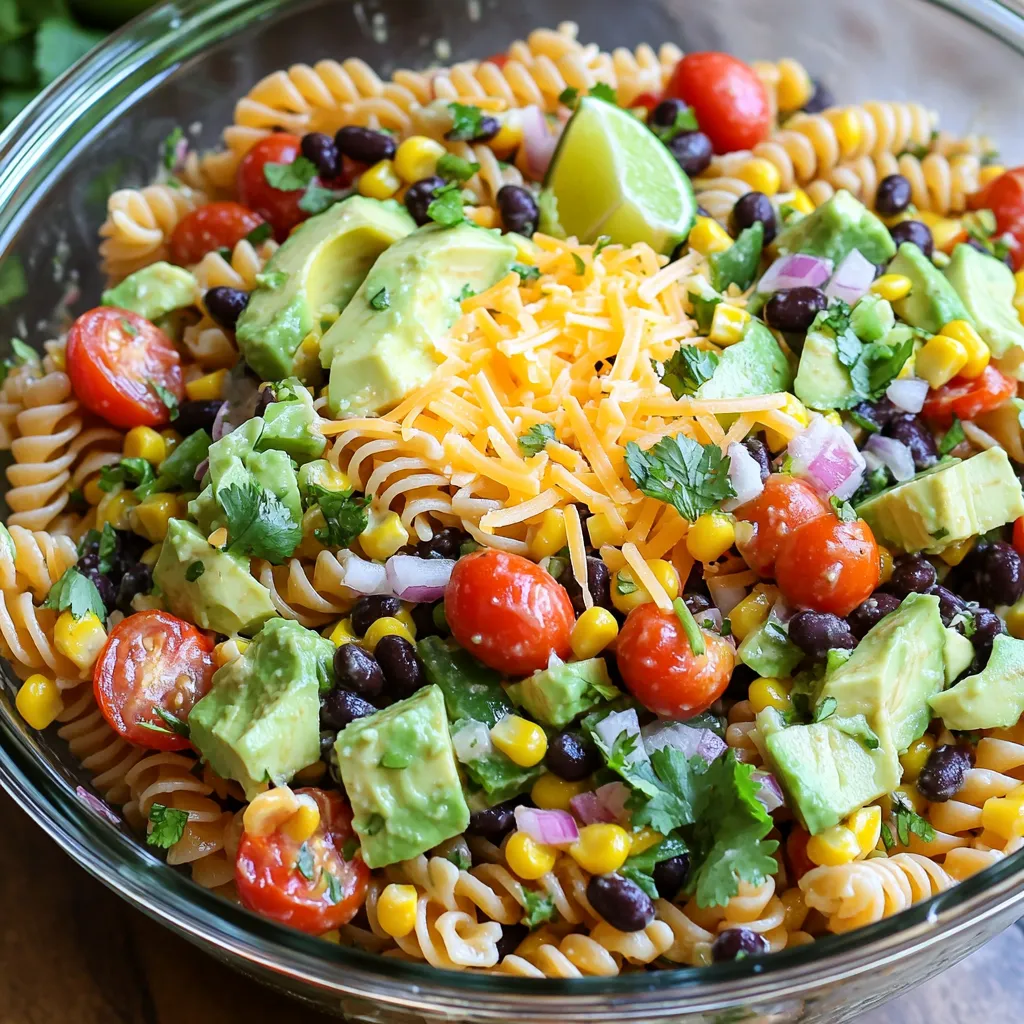 Fiesta Taco Pasta Salad Bold and Flavorful Delight