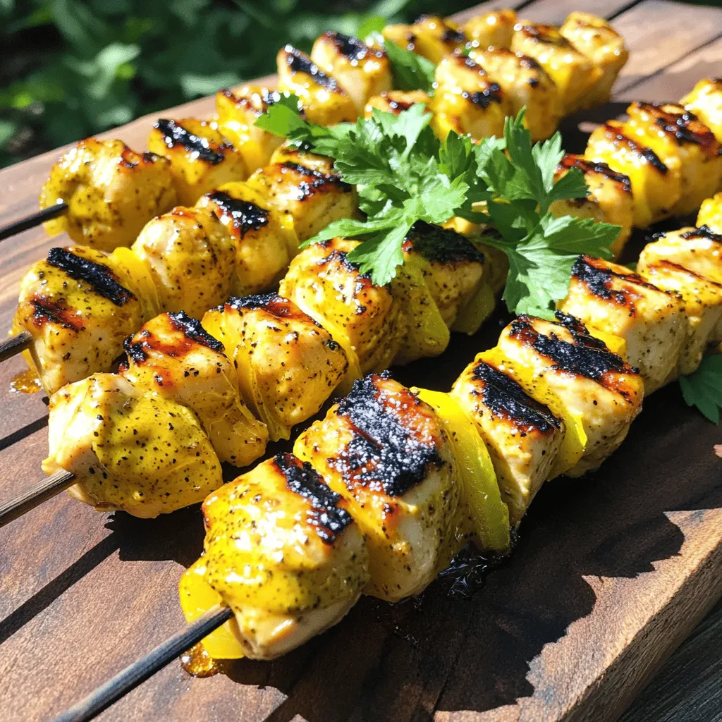 Honey Mustard Chicken Skewers Juicy and Flavorful Meal