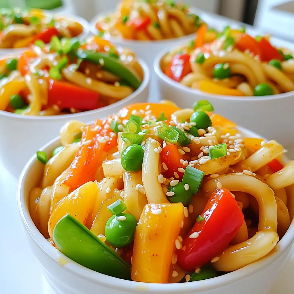 Minute Garlic Chili Crisp Udon Noodles Delight