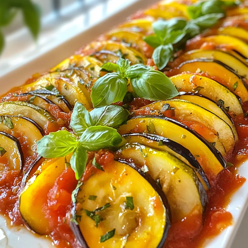 Baked Ratatouille Flavorful and Simple Vegetable Dish