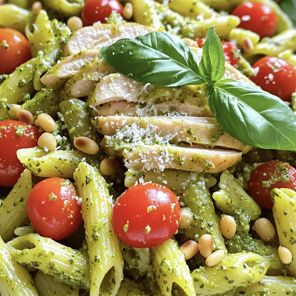 Pesto Chicken Pasta Delicious and Easy Weeknight Meal
