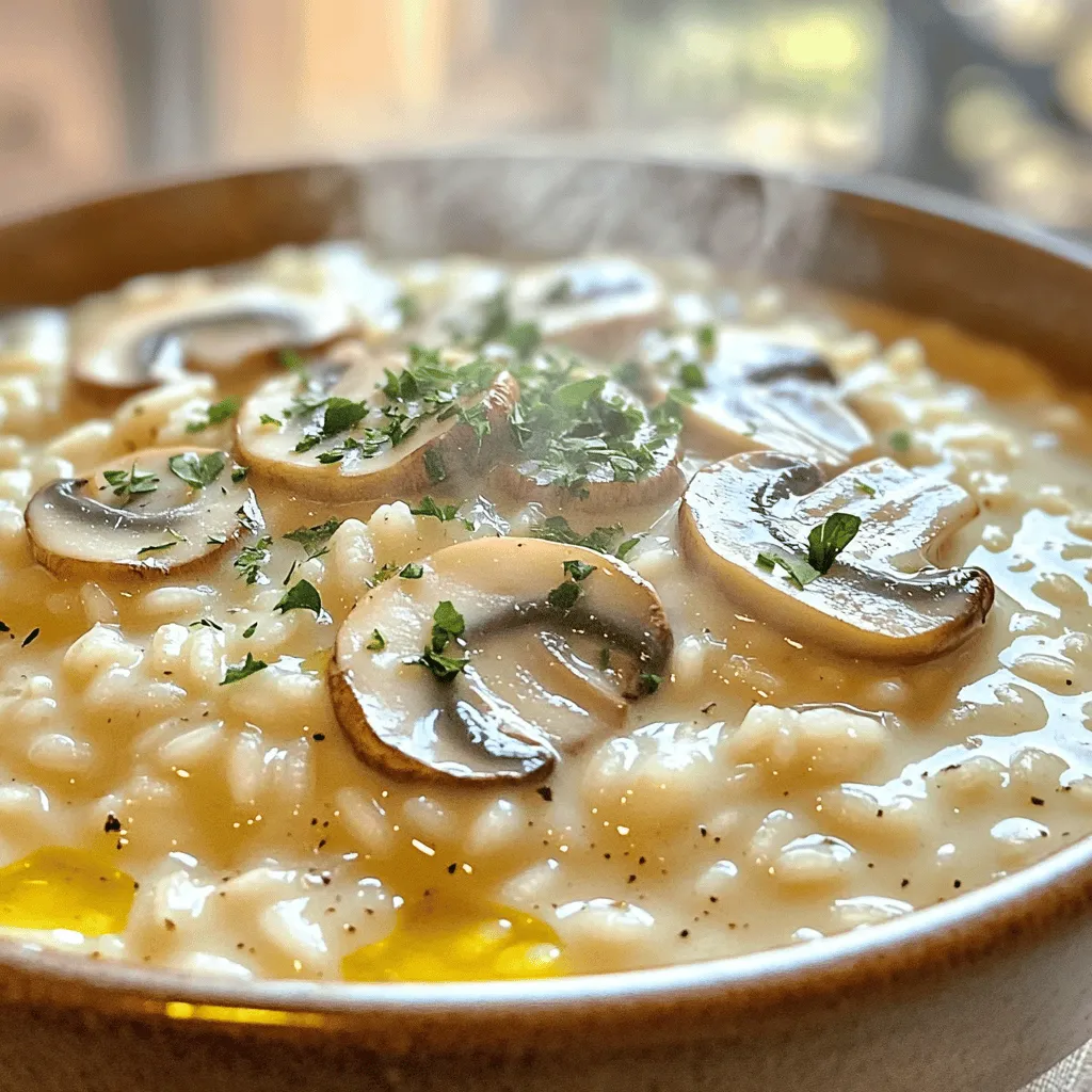 Creamy Mushroom Risotto Rich and Flavorful Delight