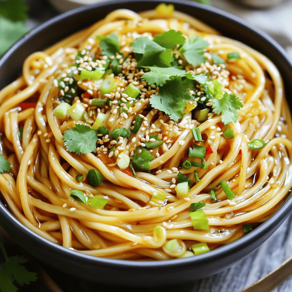 Spicy Garlic Sesame Noodles Bold and Flavorful Meal